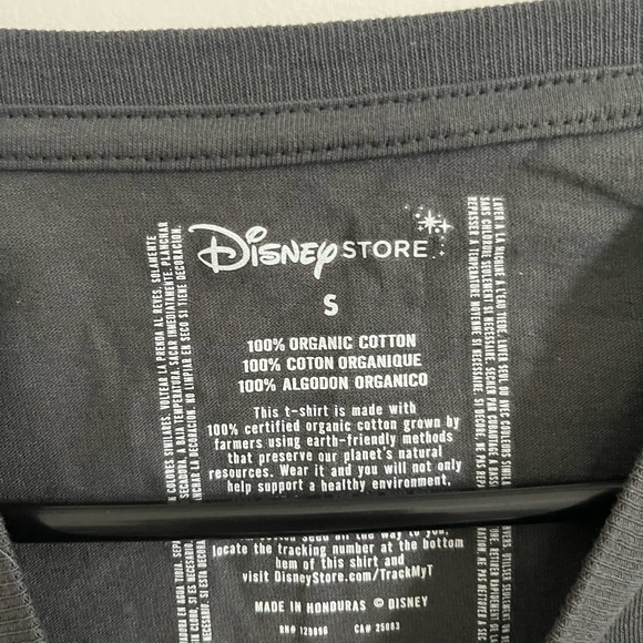 Disney Store Gray T-Shirt Mickey Mouse Silhouette Shirt - Picture 3 of 4